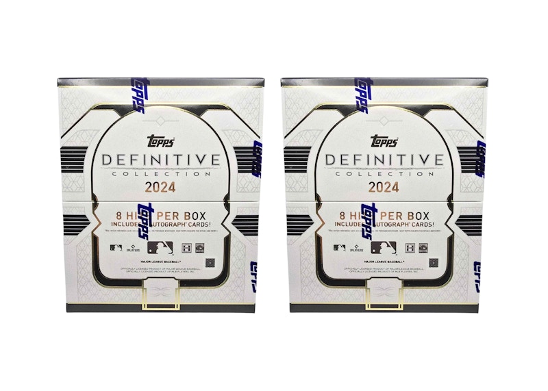 2024 Topps Definitive Baseball Hobby Box 2x lotto