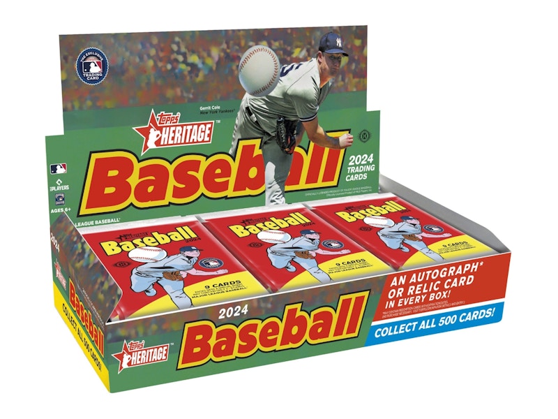2024 Topps Heritage Baseball Hobby Box