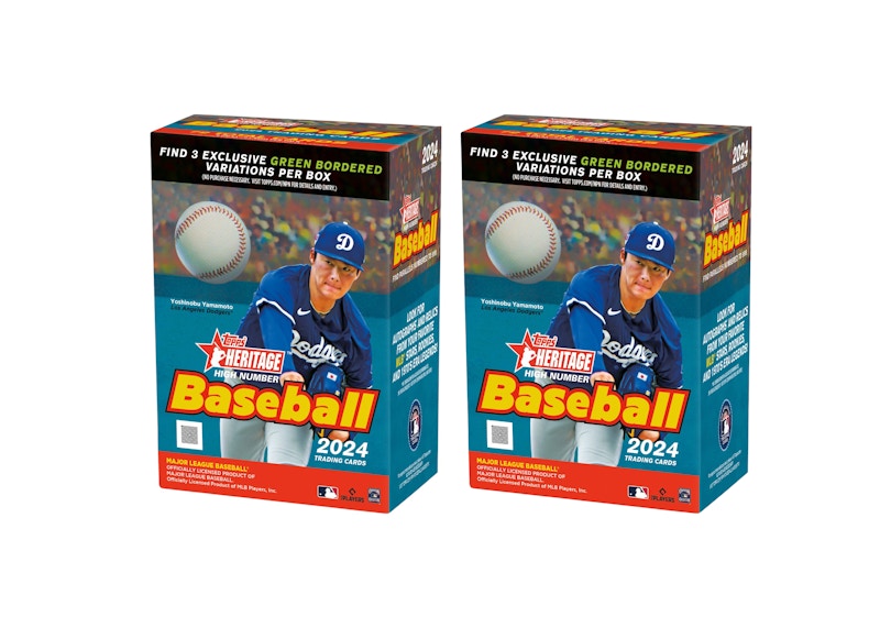 2024 Topps Heritage High Number Baseball Value Box 2x Lot