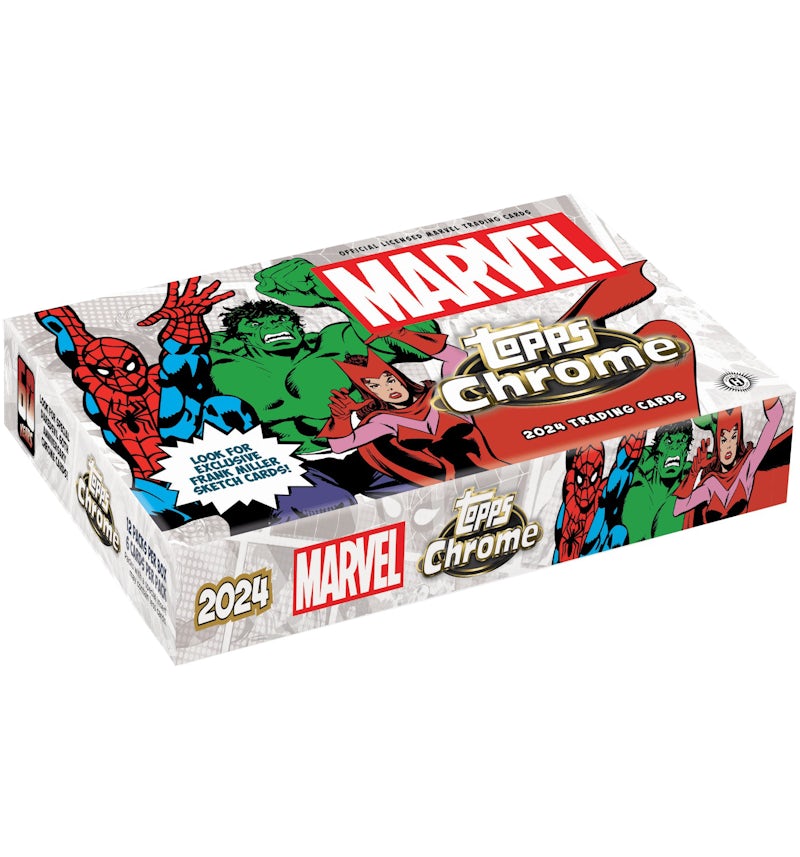 2024 Topps Marvel Chrome Hobby Box - 2024 - US 2024 Topps Marvel Chrome Hobby Box - 2024 - US