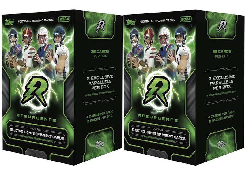 2024 Topps Resurgence Football Value Box 2x Lot