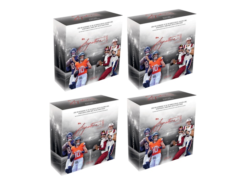 2024 Topps Signature Class Football Mega Box 4x Lot