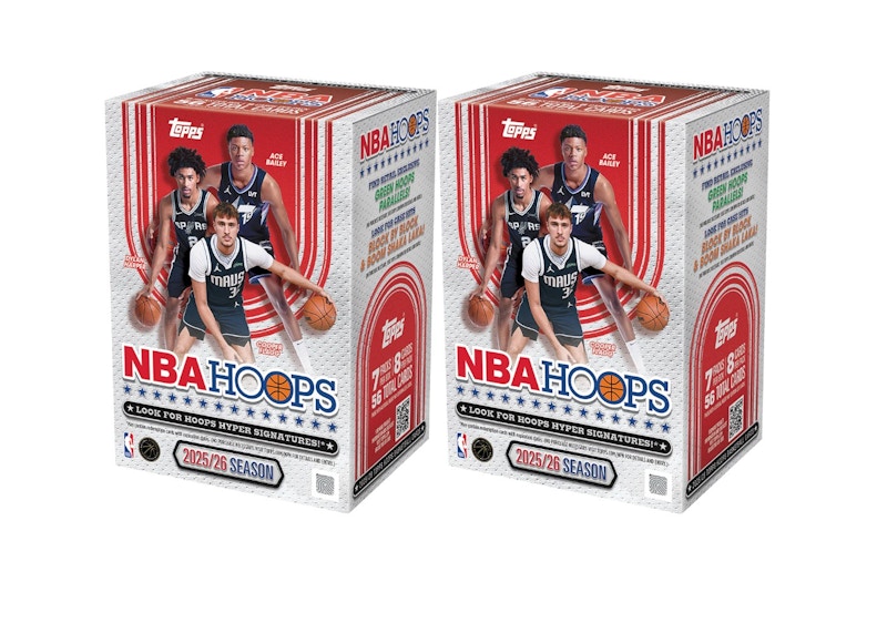 2025-2026 Topps Hoops Basketball Value Box 2x Lot