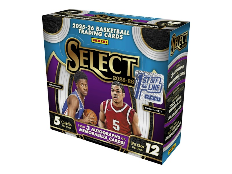 2025-26 Panini Select Basketball 1st off the Line Box