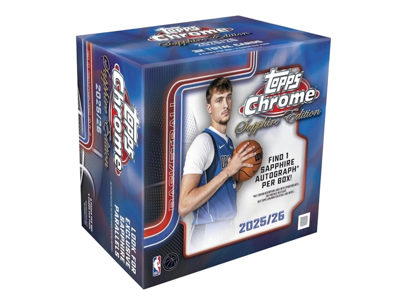2025-26 Topps Chrome Sapphire Edition Basketball Hobby Box - 2025