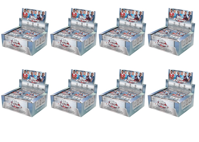 2025/26 Topps Chrome UEFA Club Competitions Jumbo Box Sealed Case