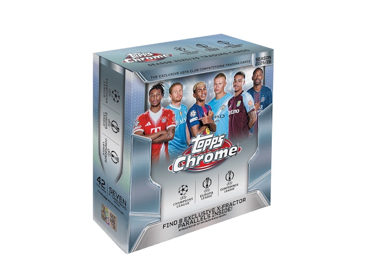 Méga boîte chromée Topps pour les compétitions interclubs de l'UEFA 2025/26
