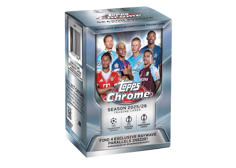 2025/26 Topps Chrome UEFA Club Competitions Value Box