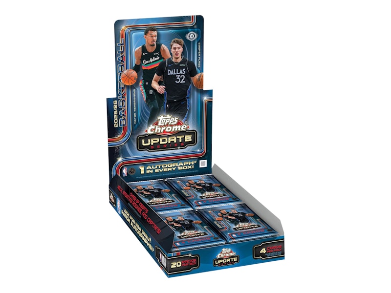 2025-26 Topps Chrome Updates Basketball Hobby Box