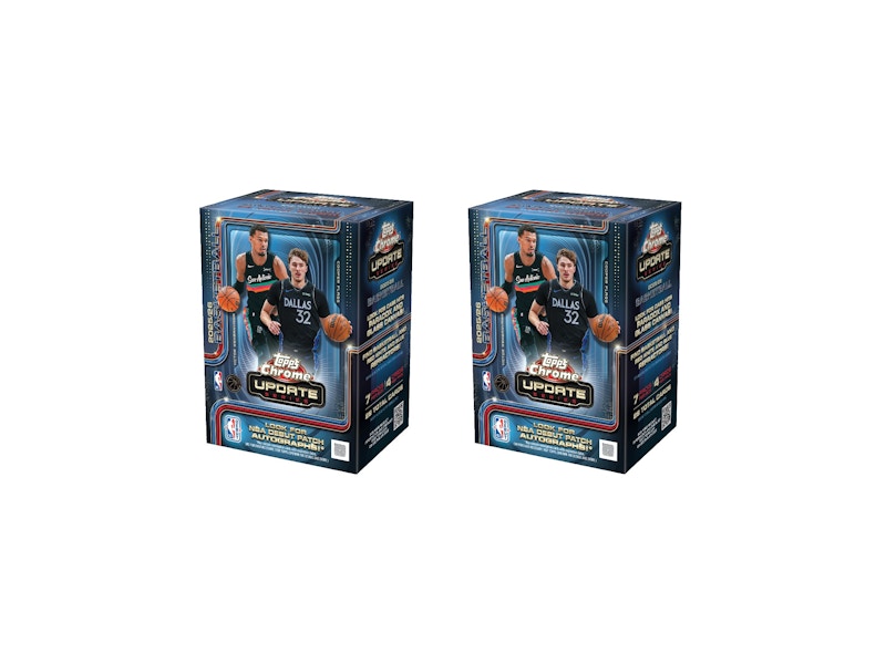 2025-26 Topps Chrome Updates Basketball Value Box 2x Lot