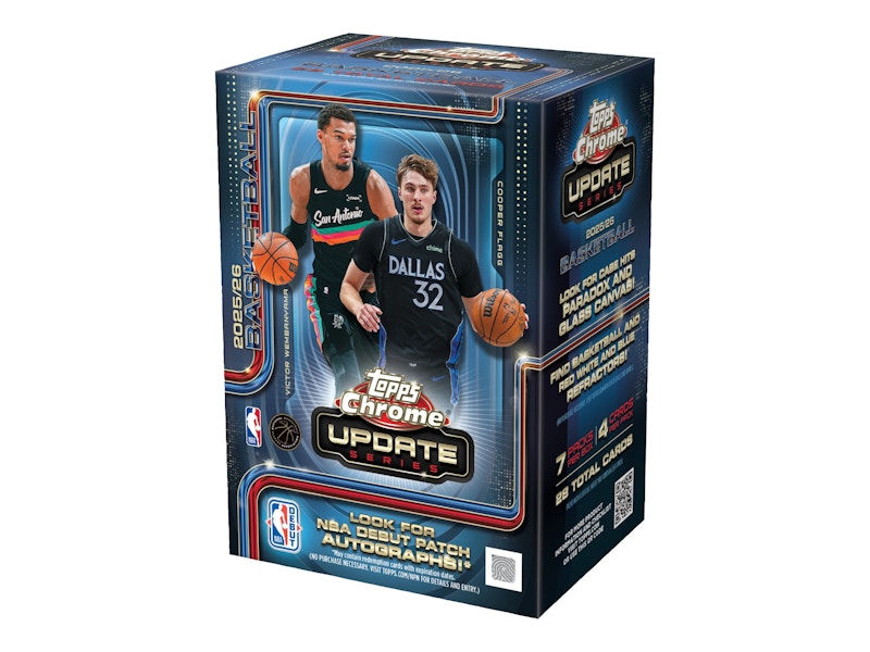 2025-26 Topps Chrome Updates Basketball Value Box