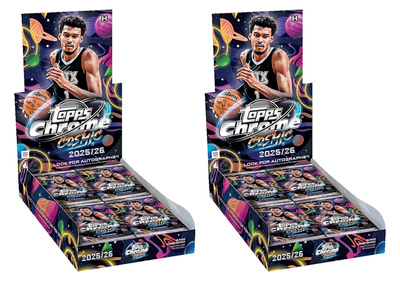 2025/26 Topps Cosmic Chrome Basketball Hobby Box 2x Lot - 2025/26 - JP