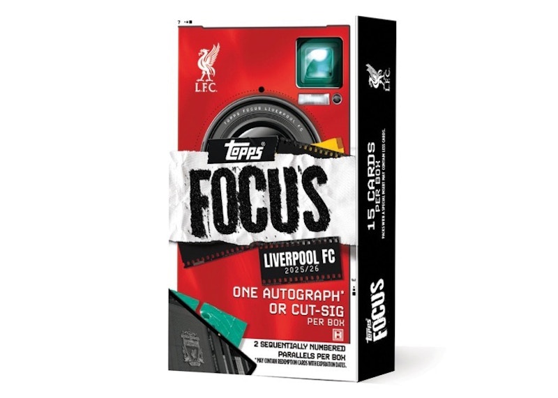 Boîte à loisirs Topps Focus Liverpool LFC 2025-26