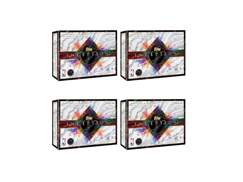 2025/26 Topps Inception Basketball Hobby Box 4x Lot