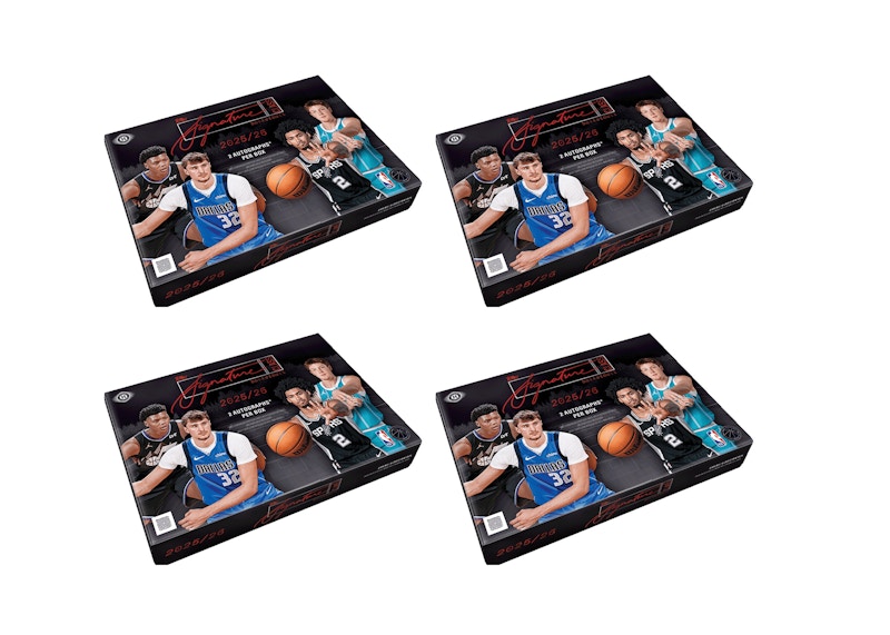 2025-26 Topps Signature Class Basketball Hobby Box 4x Lot