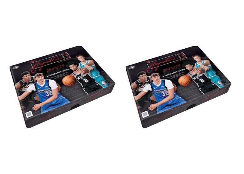 2025-26 Topps Signature Class Basketball Jumbo Box 2x Lot
