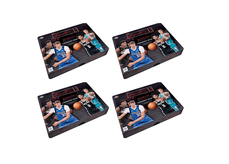 2025-26 Topps Signature Class Basketball Jumbo Box 4x Lot