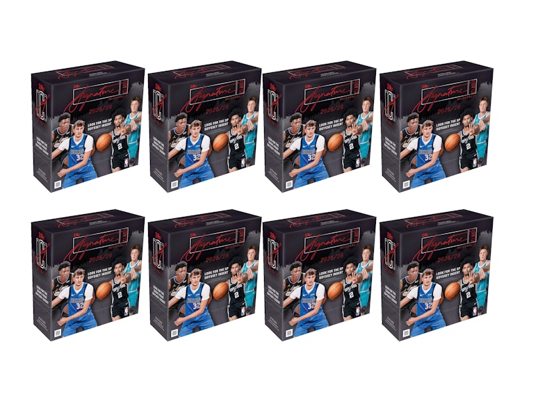 2025-26 Topps Signature Class Basketball Mega Box 8x Lot