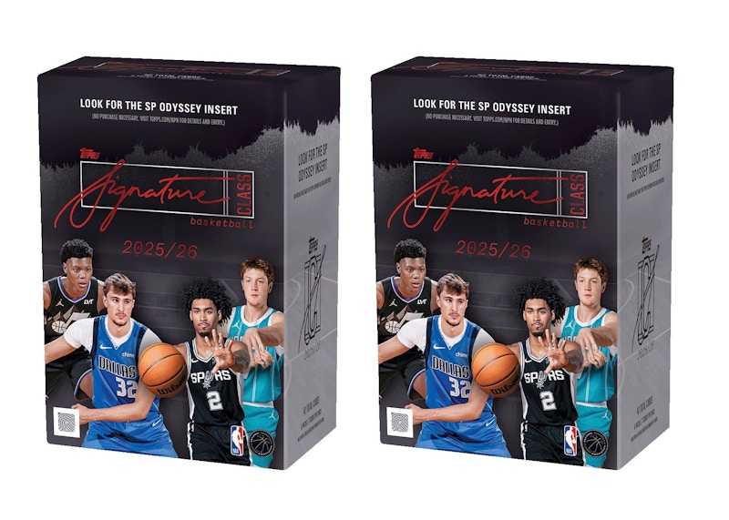 2025-26 Topps Signature Class Value Box, confezione da 2