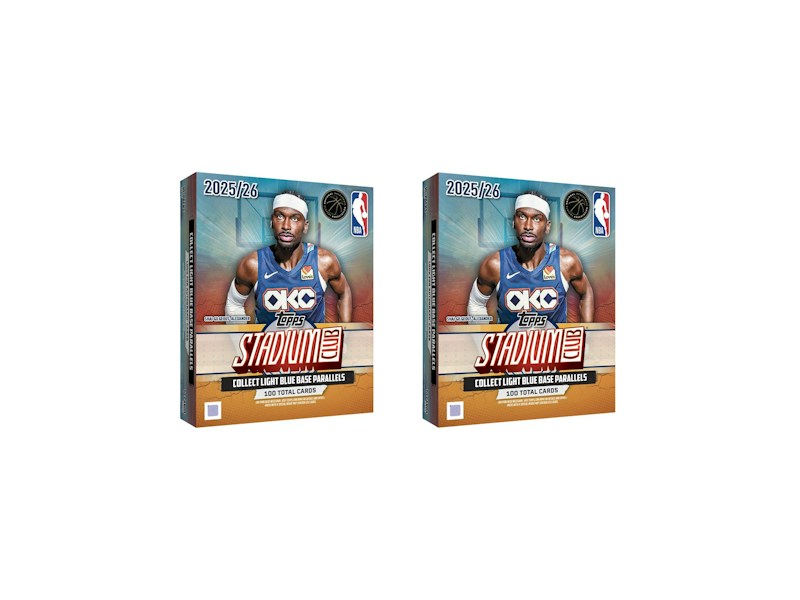 Topps Stadium Club Basketball 2025/26 Megabox, 2 Stück