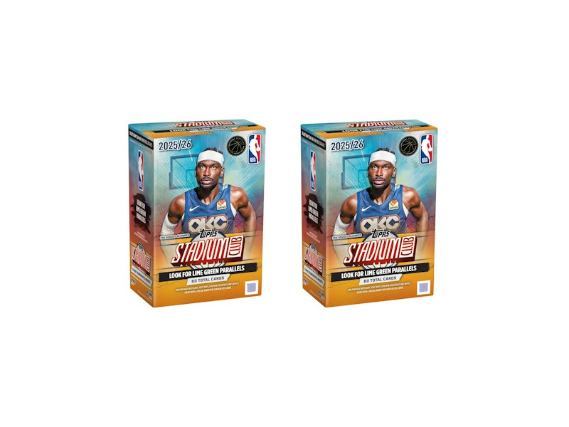 2025/26 Topps Stadium Club Basketball Value Box, 2 Stück