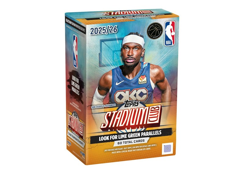 Topps Stadium Club Basketball-Geschenkbox 2025/26