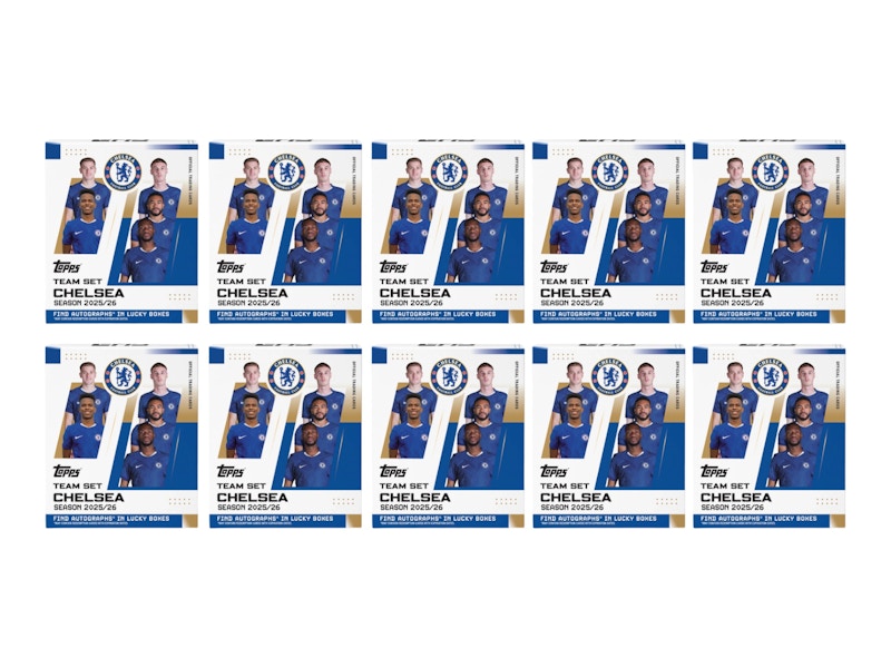 2025-26 Topps Team Set Chelsea Hobby Box 10x Lot