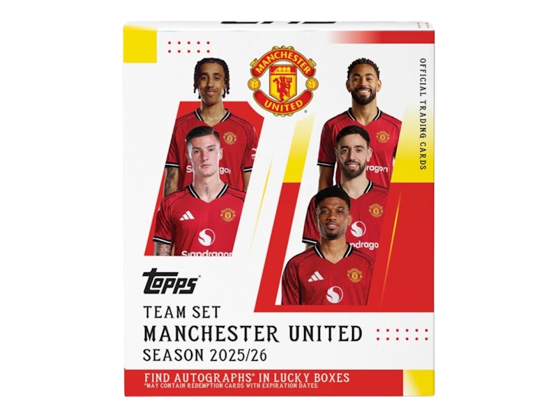 Topps Manchester United Hobby Box 2025-26 - Set da squadra Topps