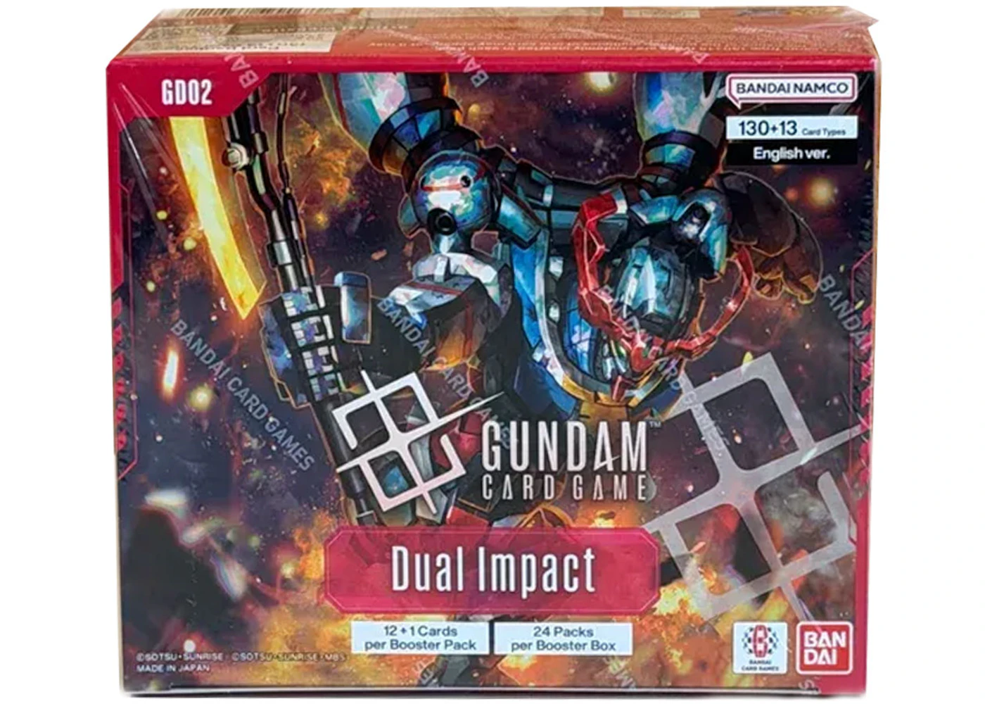 2025 Bandai Namco Mobile Suit Gundam Card Game Dual Impact (GD02) (English) Booster Box - 2025 - US 2025 Bandai Namco Mobile Suit Gundam Card Game Dual Impact (GD02) (English) Booster Box - 2025 - US