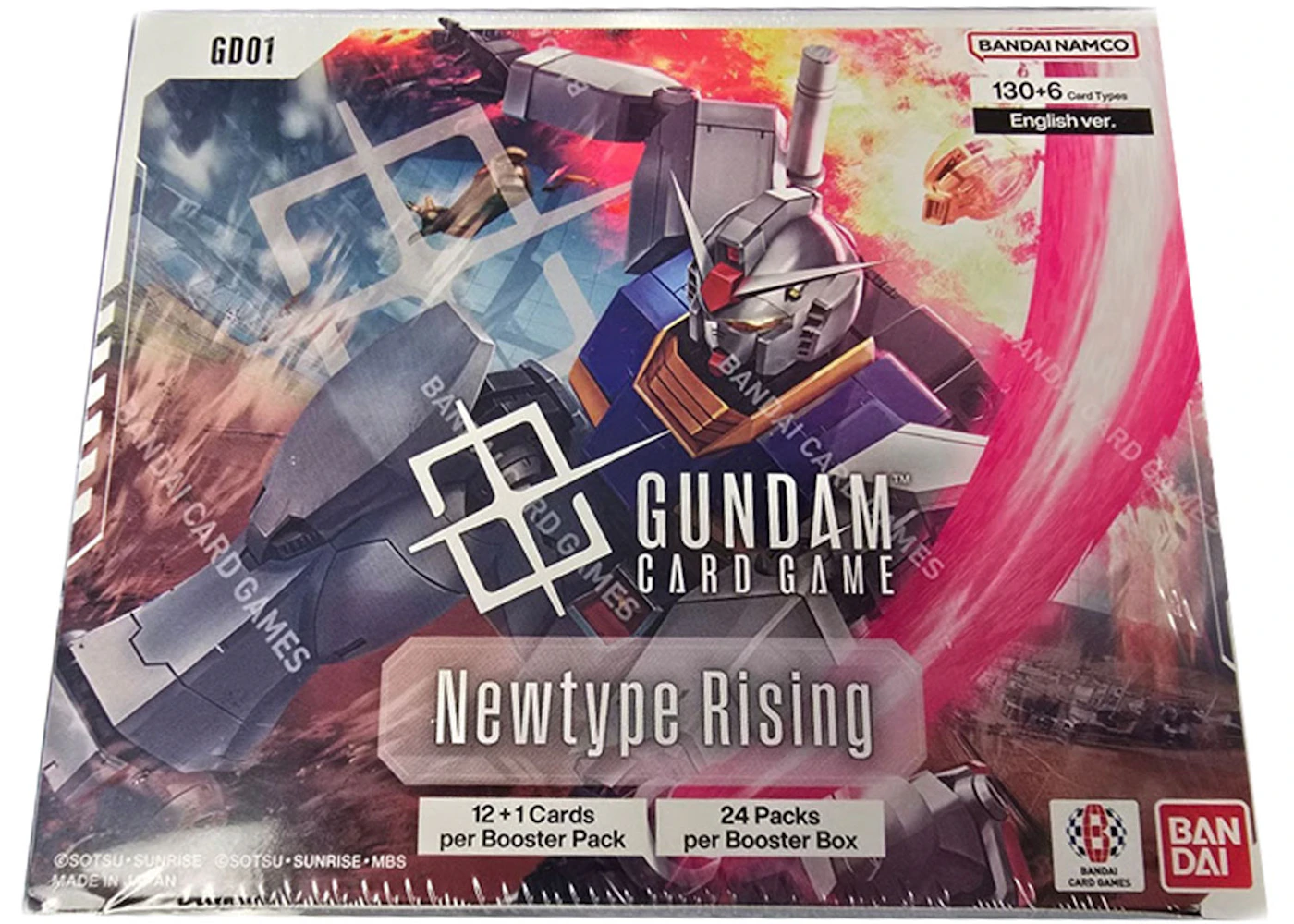 2025 Bandai Namco Mobile Suit Gundam Card Game Newtype Rising (GD01) (English) Booster Box - 2025 - US 2025 Bandai Namco Mobile Suit Gundam Card Game Newtype Rising (GD01) (English) Booster Box - 2025 - US