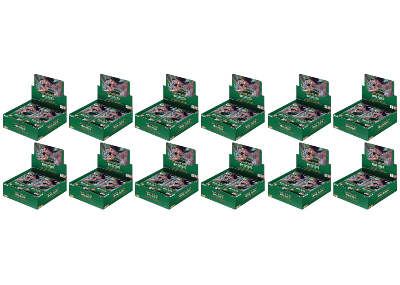 2025 Bandai One Piece Legacy of the Master Booster Box (OP-12) 12x Lot - 2025 - US 2025 Bandai One Piece Legacy of the Master Booster Box (OP-12) 12x Lot - 2025 - US