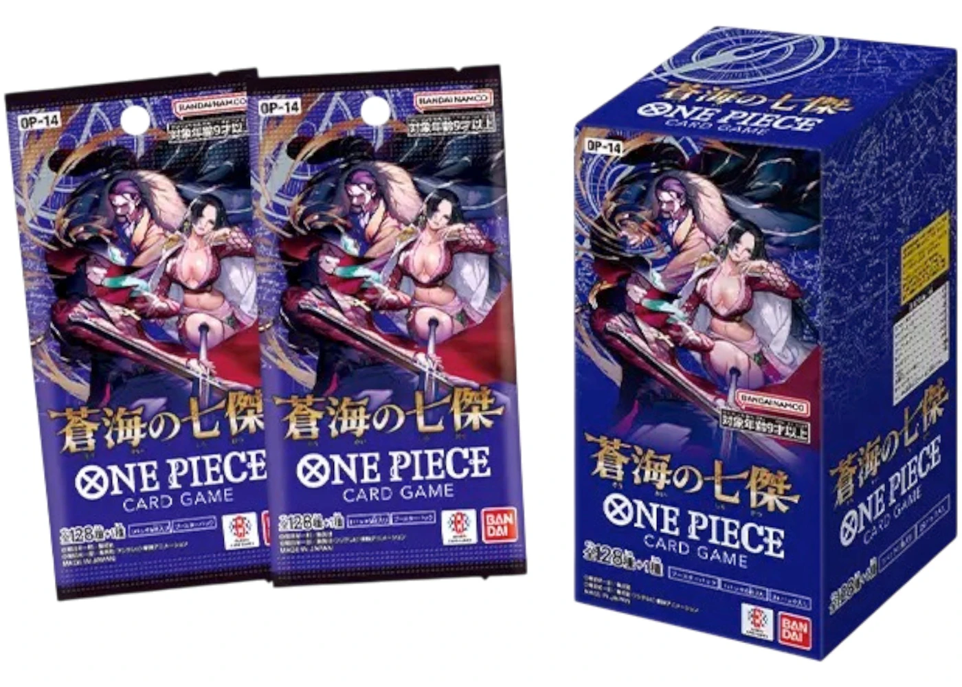 2025 Bandai One Piece The Azure Sea's Seven (OP-14) Booster Box (Japanese) - 2025 - US 2025 Bandai One Piece The Azure Sea's Seven (OP-14) Booster Box (Japanese) - 2025 - US