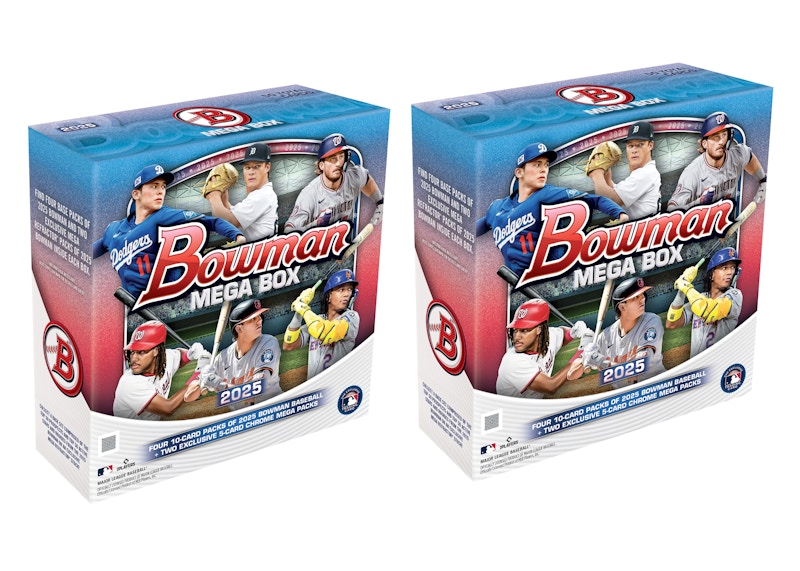 2025 Bowman Baseball Mega Box 2x Lot