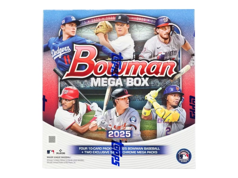 2025 Bowman Chrome Baseball Mega Box