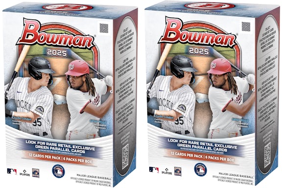 Bowman MLB Baseball Value Box 2025, 2 lotes