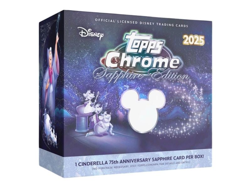 2025 Disney Topps Chrome Sapphire Edition Box - 2025 - US