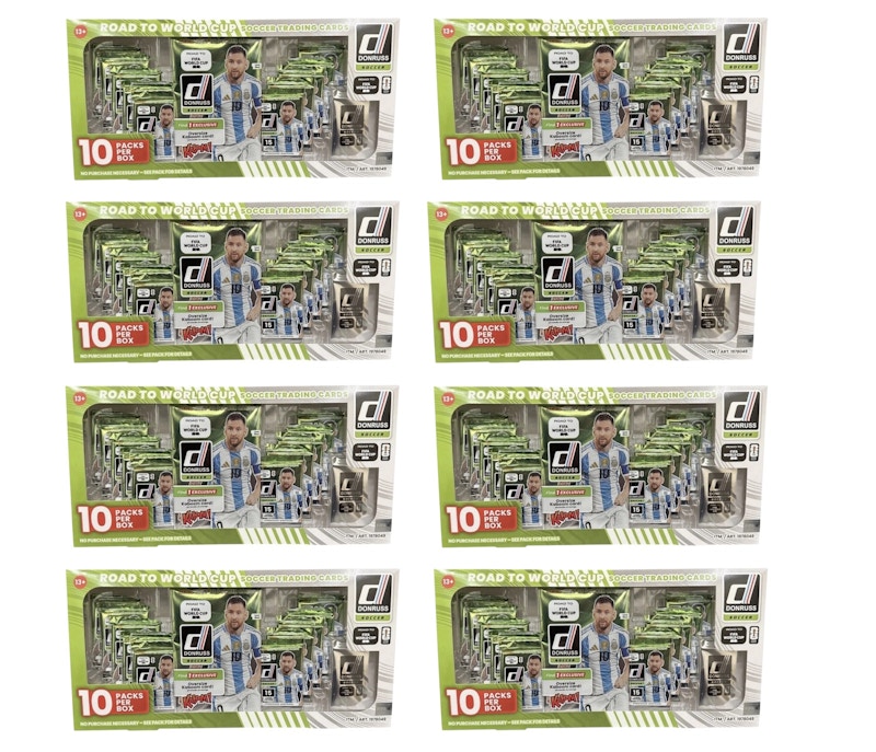 2025 Panini Donruss Soccer Road to the FIFA World Cup (Costco Exclusive) Collection Box 6x Lot Trading Card