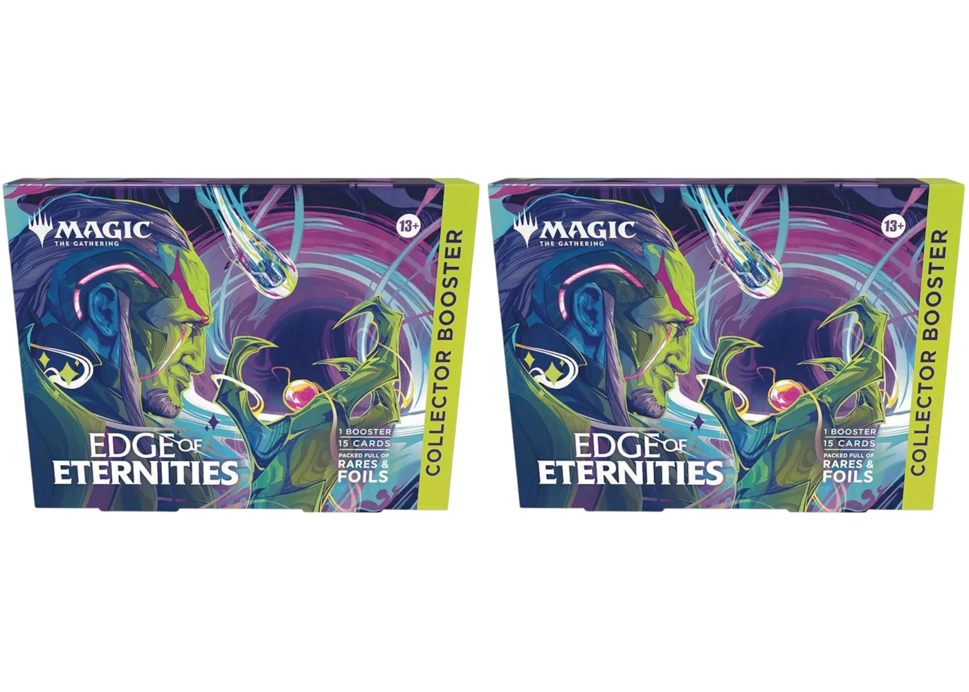 2025 Magic: The Gathering Edge of Eternities Omega Collector Booster Box 2x Lot - 2025 - US 2025 Magic: The Gathering Edge of Eternities Omega Collector Booster Box 2x Lot - 2025 - US