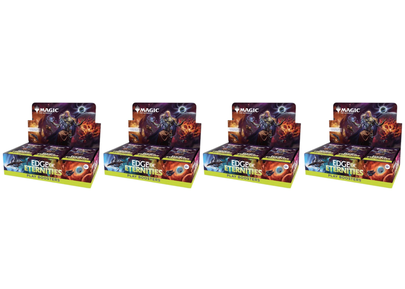 2025 Magic: The Gathering Edge of Eternities Play Booster Box 4x Lot - 2025 - US 2025 Magic: The Gathering Edge of Eternities Play Booster Box 4x Lot - 2025 - US