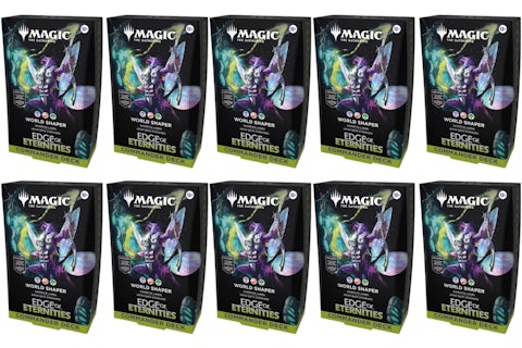 2025 Magic: The Gathering Edge of Eternities World Shaper Commander Deck 10x lot - 2025 - US 2025 Magic: The Gathering Edge of Eternities World Shaper Commander Deck 10x lot - 2025 - US