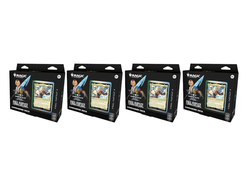 2025 Magic: The Gathering Final Fantasy Commander Deck Counter Blitz 4x Lot