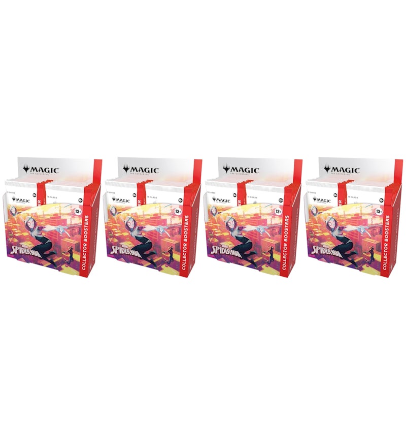 2025 Magic: The Gathering Marvel's Spider-Man Collector Booster Box 4x Lot - 2025 - US 2025 Magic: The Gathering Marvel's Spider-Man Collector Booster Box 4x Lot - 2025 - US