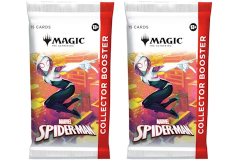 2025 Magic: The Gathering Marvel's Spider-Man Collector Booster Pack 2x Lot - 2025 - US 2025 Magic: The Gathering Marvel's Spider-Man Collector Booster Pack 2x Lot - 2025 - US
