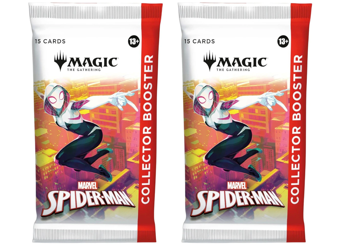 2025 Magic: The Gathering Marvel's Spider-Man Collector Booster Pack 2x Lot - 2025 - US 2025 Magic: The Gathering Marvel's Spider-Man Collector Booster Pack 2x Lot - 2025 - US