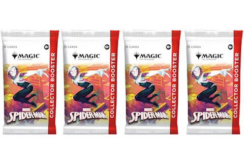 2025 Magic: The Gathering Marvel's Spider-Man Collector Booster Pack 4x Lot - 2025 - US 2025 Magic: The Gathering Marvel's Spider-Man Collector Booster Pack 4x Lot - 2025 - US