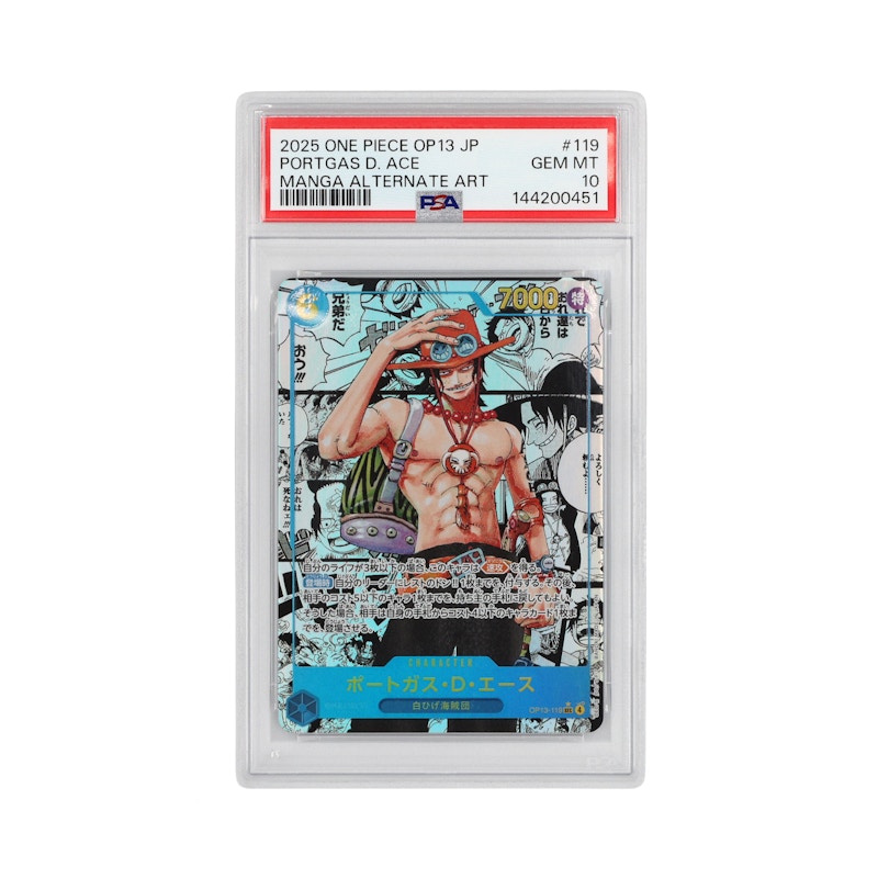 2025 One Piece Portgas D. Ace Manga Alternate Japanese OP13-119