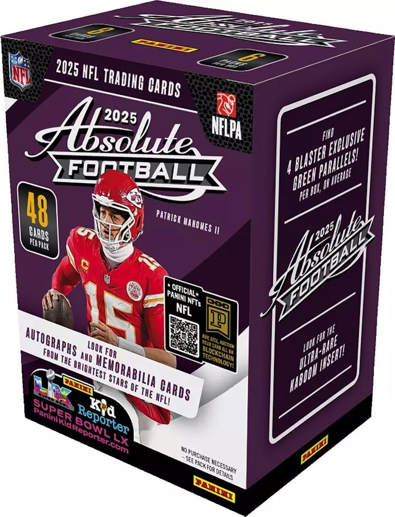 2025 Panini Absolute Football Blaster Box (Green Parallels) - 2025