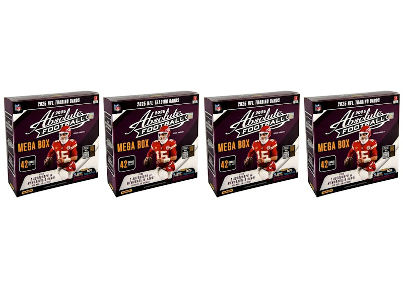 2025 Panini Absolute Football Mega Box 4x Lot
