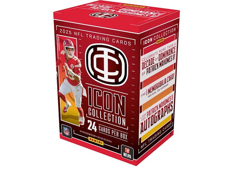 2025 Panini Icon Collection Authentically Patrick Mahomes Blaster Box