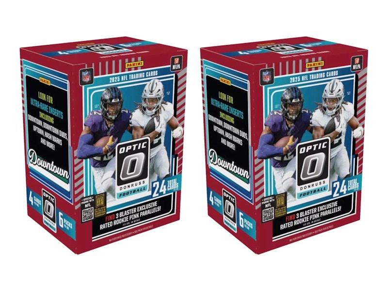 2025 Panini Optic Donruss Football NFL (Pink Parallells) Blaster